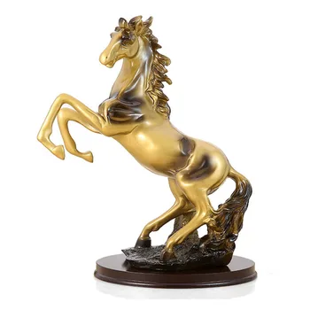 

Fengshui Decoration Accessories Running Horse Sculpture & Statue Ornaments Living Room Office Decor Display Crafts Business Gift