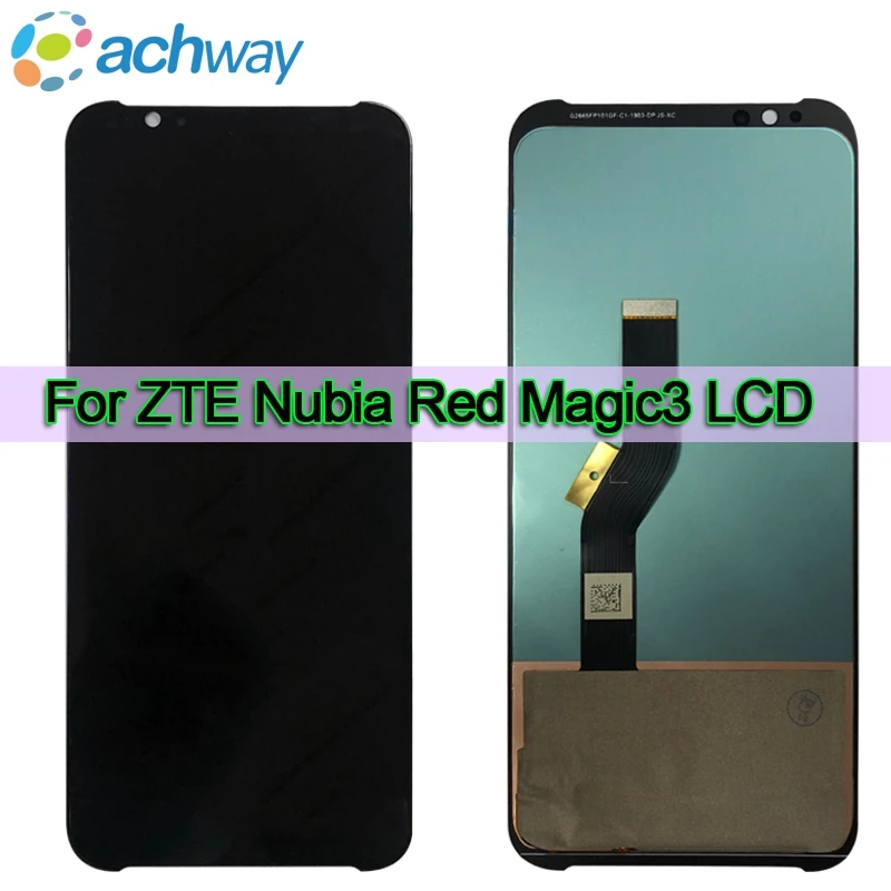 

Tested Amoled For ZTE Nubia Red Magic3 NX629J LCD Display Screen Touch Screen Digitizer For Red Magic 3 Lcd Display With Tools