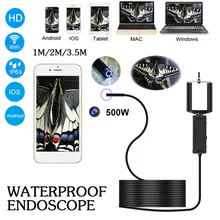 USB эндоскоп IP67 62 ° в режиме реального времени видео фото мониторинг компьютеры Ухо ложка бороскоп эндоскоп черный мобильный телефон осмотр