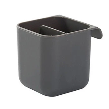 

Pencil Box Office Brush Pot Plastic Desk Organizer Stick On Desktop Pen Holder Stationery Makeup Storage