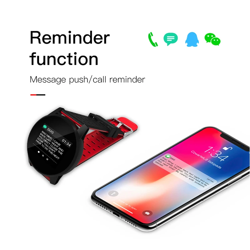  Männer Smart Uhr Schrittzähler Fitness-Tracker Heart Rate Monitor GPS bluetooth Android/IOS Frauen 
