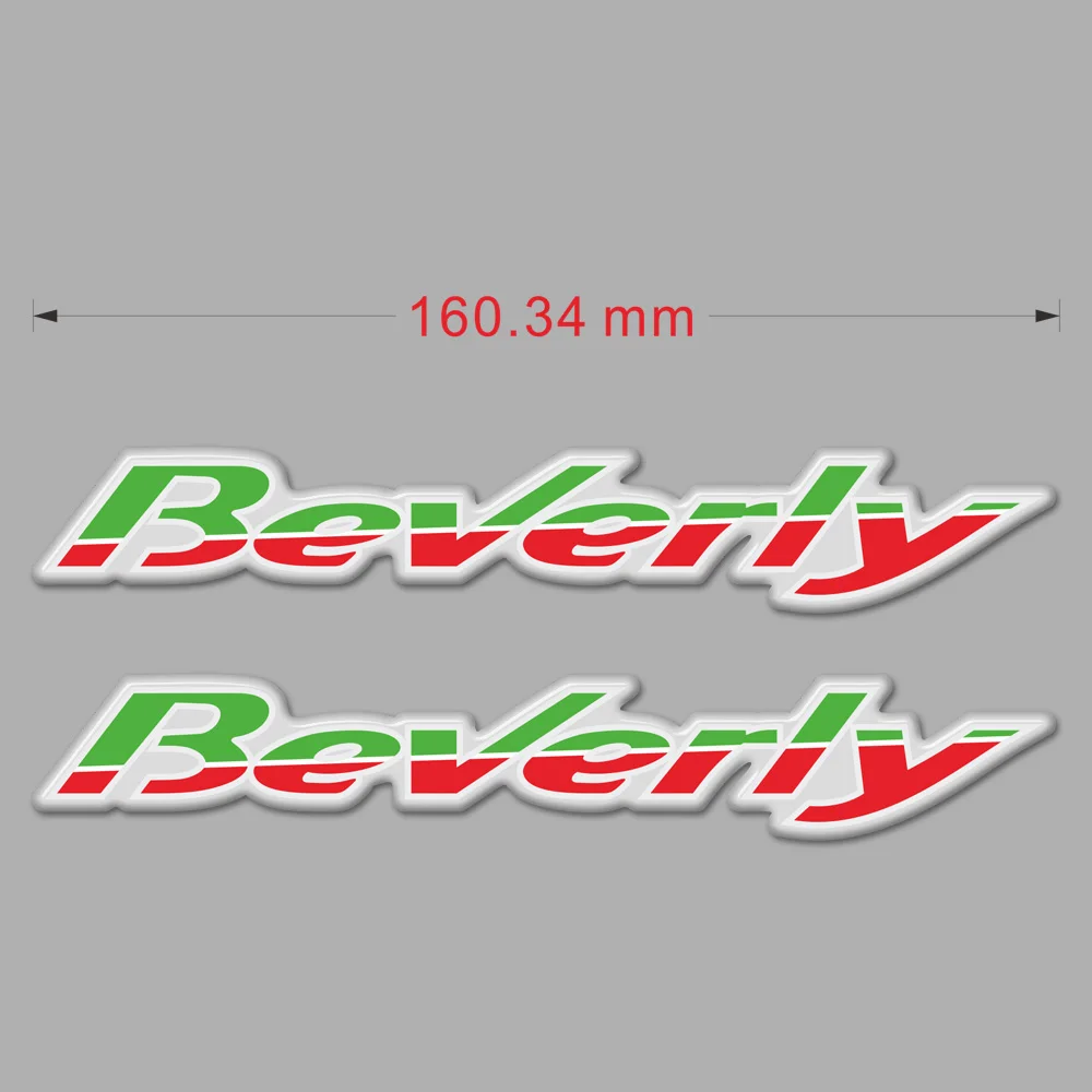 For Piaggio Beverly 3D Emblem Badge Logo Stickers Raise SCOOTER 125 300 350 500 Decal Motorcycle MOTO 2016 2017 2018 2019 2020