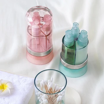 

New Hot 6 in 1 Multifunction Travel Dispenser Shampoo Lotion Shower Gel Dispenser Bottle Portable Cosmetic Container SMD
