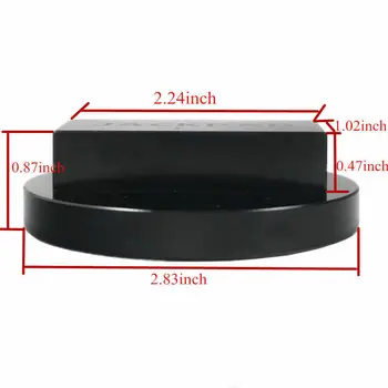 

Auto Jack Pad Adapter Tool 1pc Billet Anodized Black Aluminum Floor Aluminum Alloy