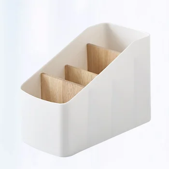 

1PC Partition Wood and Plastic Storage Container Storage Box for Office