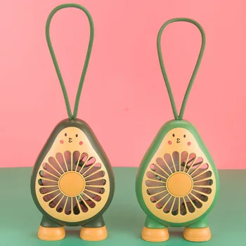 

Cute Mini Avocado Fan USB Charging Mute Home Office Desktop Small Fan Portable Outdoor Travel Air Cooler Fan