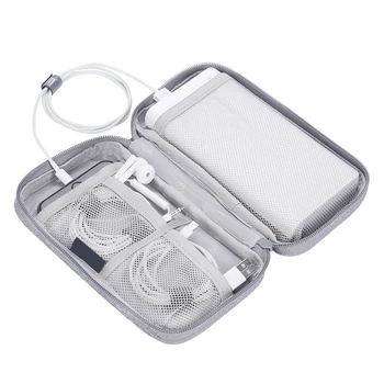 

Polyester Digital Mobile Power Storage Organizer Portable Travel Waterproof Cable Bag Electronic Earphone Case Accessories stuff