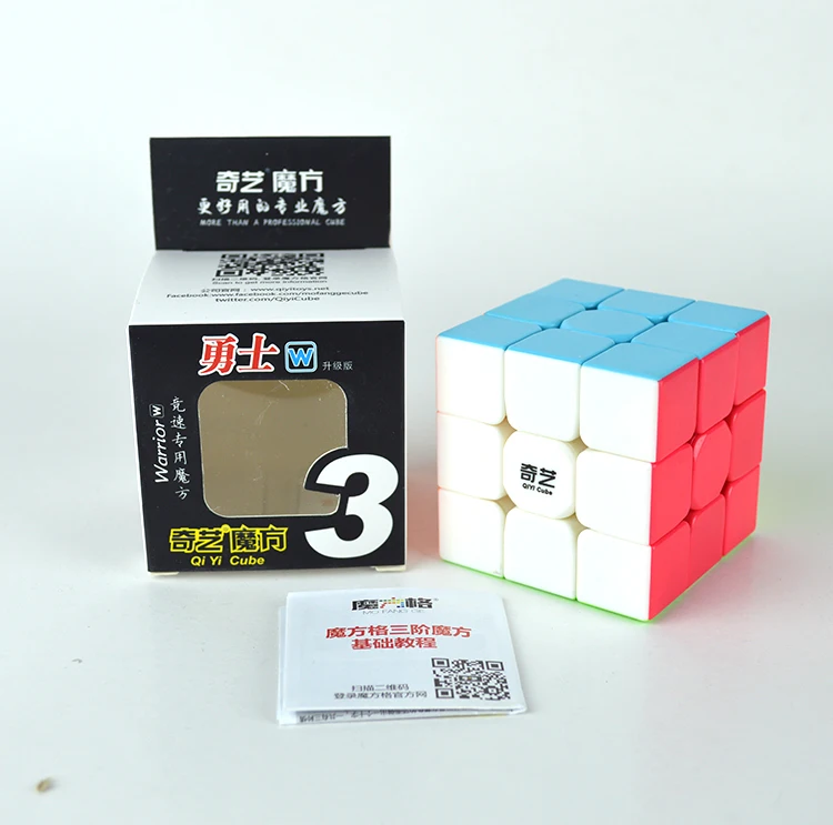 QiYi Warrior W 3x3x3 шесть цветов Интеллектуальный Магический кубик соревнования скорость магические Кубики-пазлы лучшие игрушки подарок для детей