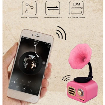 

Stereo Vintage Mini Radio Receiver Speaker Portable Home Pocket Support Card Shortwave USB AM FM Retro Bluetooth