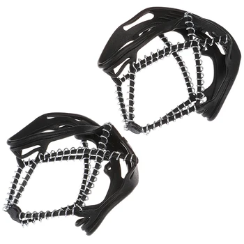 

1Pair Ice Snow Route Camping Outdoor Sports Shoe Cover Non-slip Crampons Ice Grip Walk Traction Cleats Ice Crampon Shoe Covers