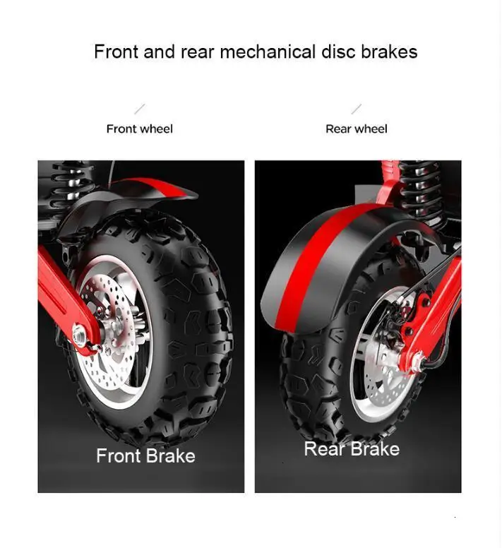 Foldable Electric Skateboard Two Wheels Electric Scooters Off Road Single Drive 500W 48V 35KMH Powerful Electric Bike (17)