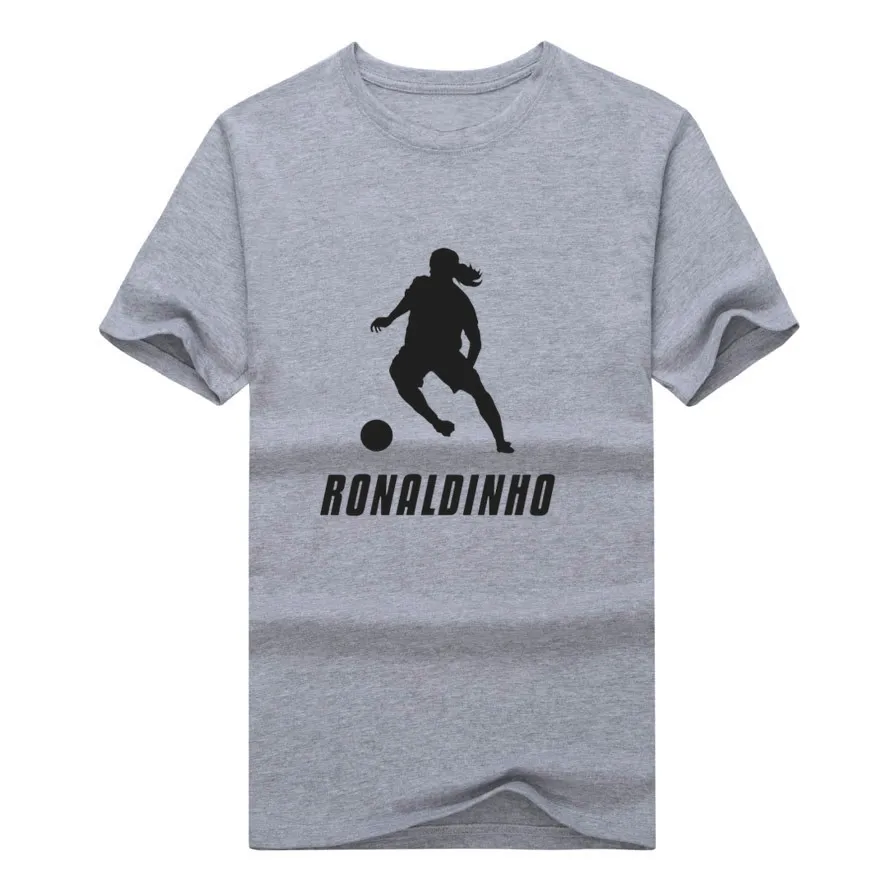 Legends Ronaldo de Assis Moreira Футболка модная мужская хлопок короткий рукав Ronaldinho shadow футболка 0112-1
