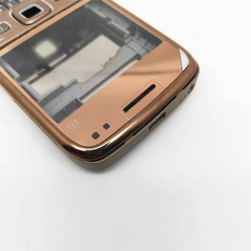 100% Оригинальный чехол для Nokia E72 Передняя Лицевая панель Корпус + задняя