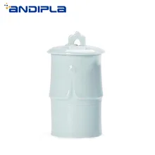 Краткое Celadon чайные банки керамический чайный набор кунг-фу Подарочная коробка чай Caddy кухня специи еда Герметичная канистра кофе ящик для хранения конфет