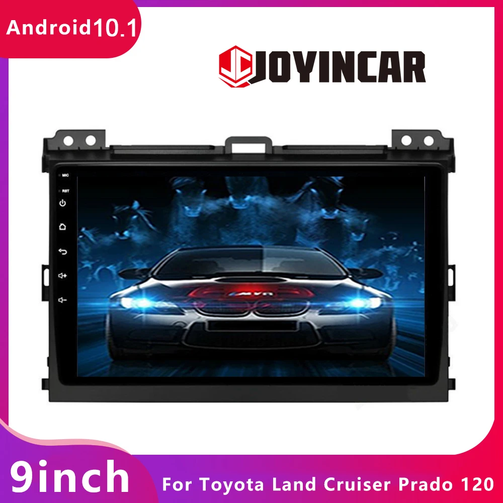 JOYINCAR 2+32G Android 10.1 Car multimedia player for Toyota Land Cruiser Prado 120 LC120 car radio GPS navigation autoradio | Автомобили