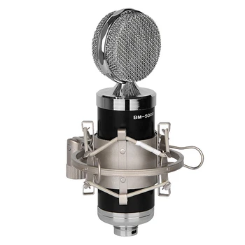 

BM-5000 Microphone, Network Mobile Phone National K Song Anchor Live Shouting Microphone Recording Condenser Microphone