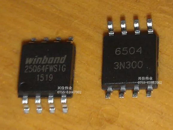 W25Q64FWSIG W25Q64FW лапками углублением SOP-8