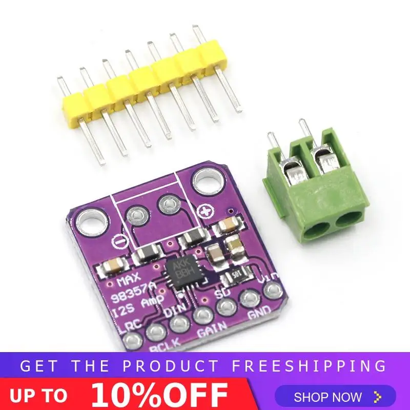 Max98357 3 Вт усилитель класса D Breakout интерфейс ies Dac декодер модуль без фильтра аудио плата для Raspberry Pi Esp32