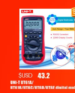 UNI-T UT602 цифровой профессиональный измеритель емкости индуктивности LCR метр Транзистор Диод Непрерывность зуммер