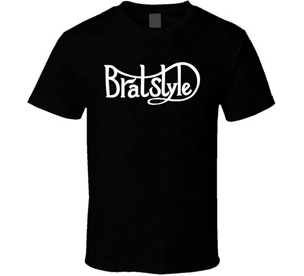 Bratstyle логотип 02 мужские топы футболка пользовательский Графический для мужчин