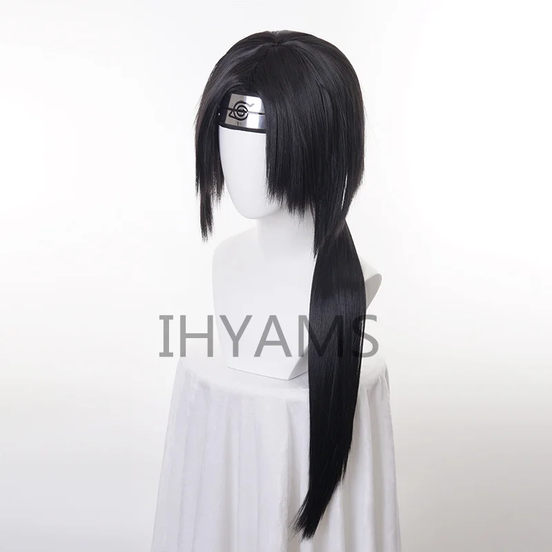 halloween costumes Itachi Uchiha Long Straight Black Uchiha Itachi Cosplay Wig Heat Resistant Synthetic Wigs + Headband + Wig Cap womens halloween costumes