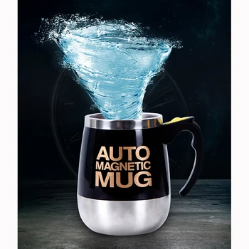 

400Ml Creative Magnetized Anti-scald Mixing Cup Coffee Mug with Lid