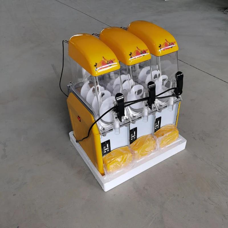 Snow Melt Snow Mud Making Machine Catering Shop Commercial Smoothie Cold Drink Maker Electric Slush Ice machines 5