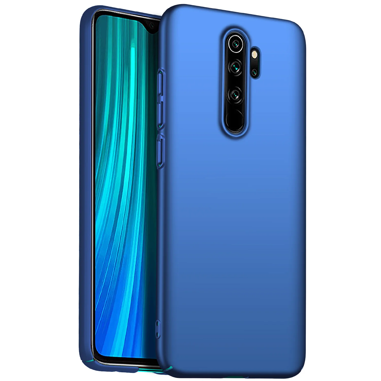 Для Xiaomi Redmi Note 8 Pro Чехол Высококачественный жесткий ПК Тонкий матовый защитный чехол для Xiaomi Redmi Note 8 8pro note8 - Цвет: blue