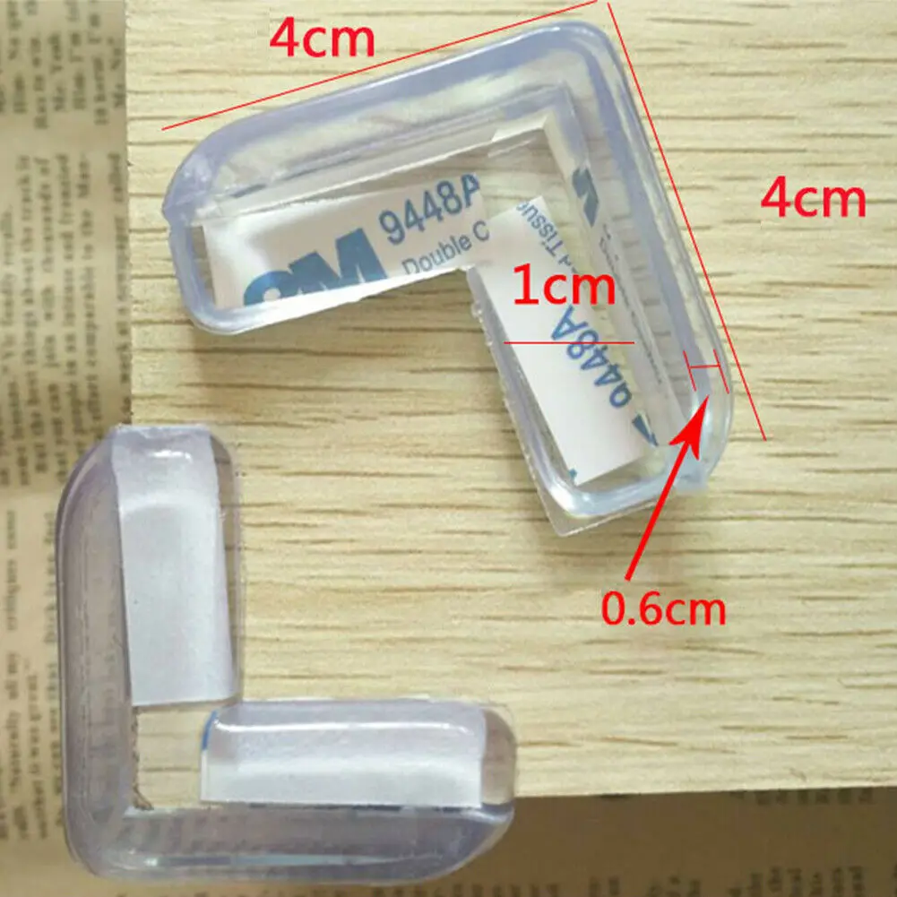 10Pcs Baby Safety PVC Table Anti Collision Corner Protector Desk Edge Guard Cushion Children Corner Furniture Protect Cover