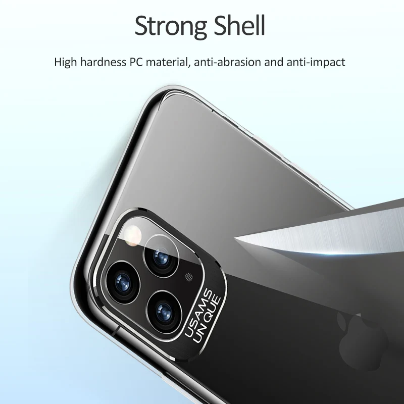 USAMS Прозрачный чехол для iPhone 11 Pro MAX чехол для iPhone 11 чехол Роскошный ультра прозрачный защитный чехол