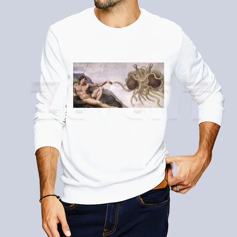 FSM летающие спагетти Монстр FunnyHoodies толстовки с капюшоном для мальчиков и женщин