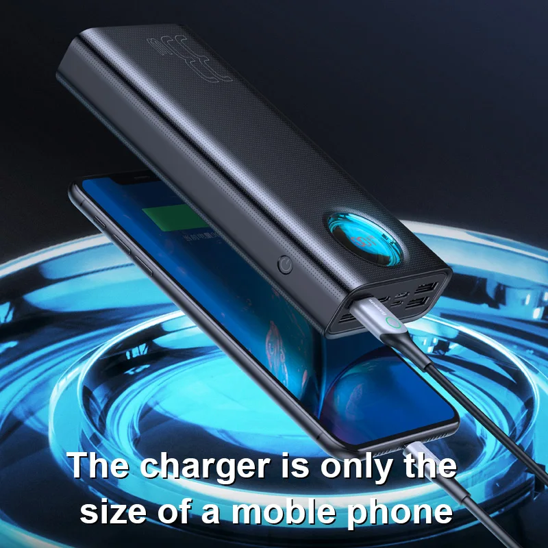 Baseus 30000mAh banco de alimentación USB C PD 3,0 carga rápida + carga rápida 3,0 batería externa portátil para Samsung portátil banco de energía - 2