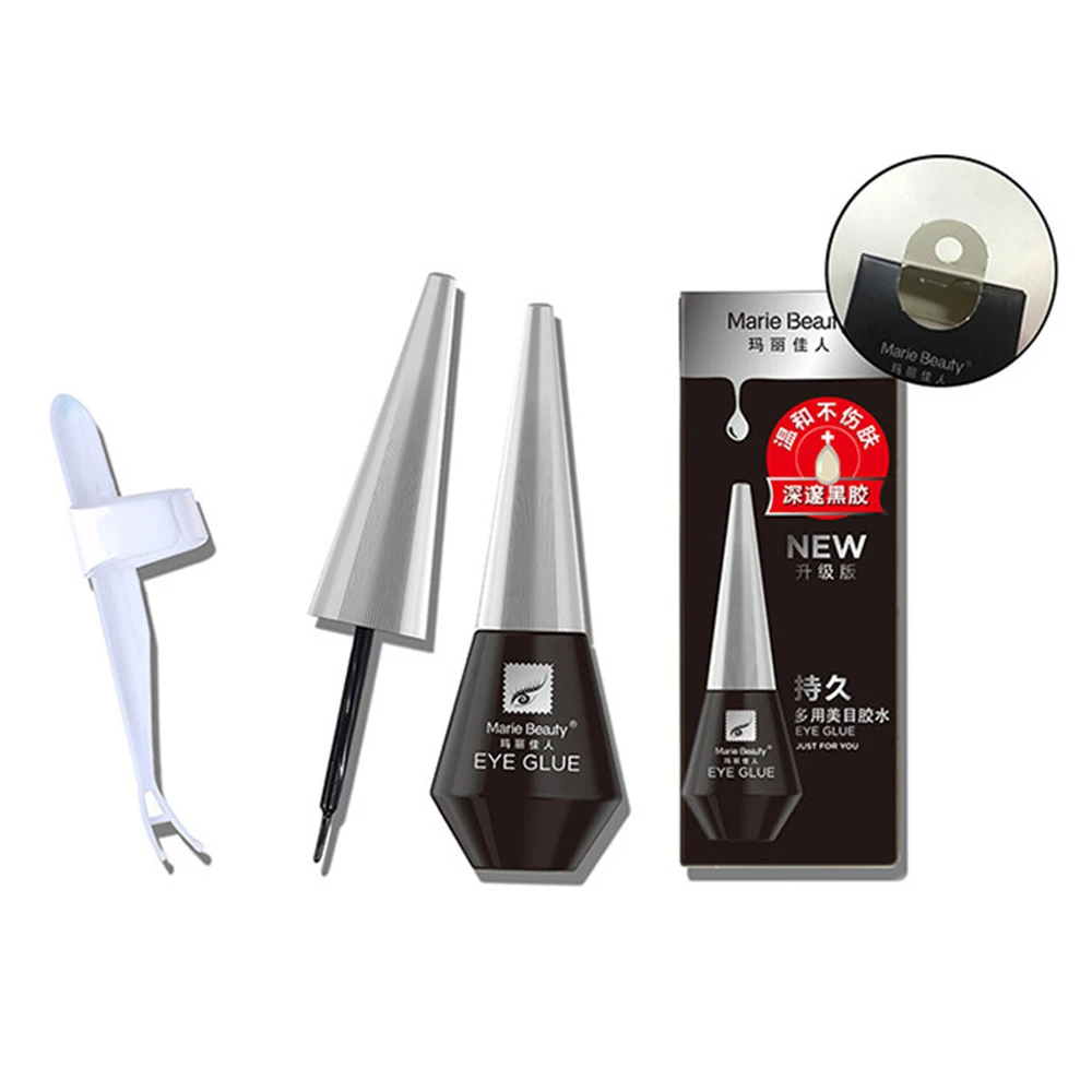 Eyelash Glue 12ML Clear Quick Dry Black Extension Lasting False Eyelash Makeup Adhesive Beauty Tools primer for eyelash TSLM1