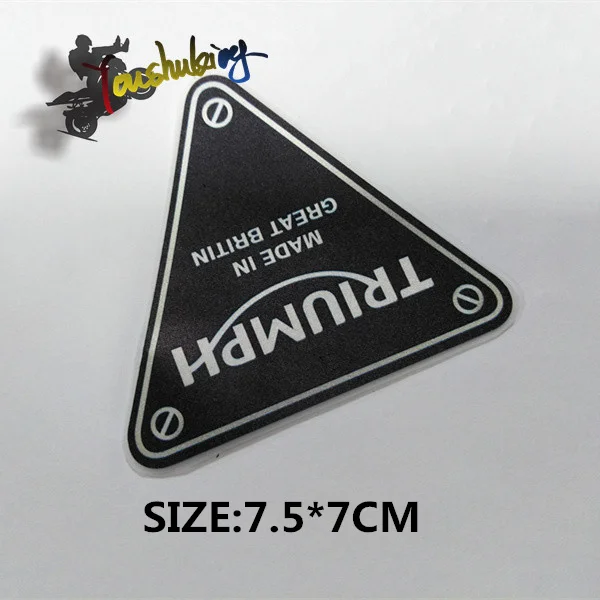

hot sale Motorcycle helmet fairing Reflective black sticker fit for TRIUMPH LOGO SPRINT GT SPRINT RS
