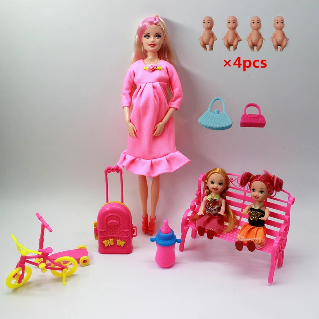 Baby Dolls Acessórios Set para Meninas, Moda, Handmade, Grávida Mãe,  Bonecas Barbie, Jogo, Dia de Natal, Presente de Aniversário - AliExpress