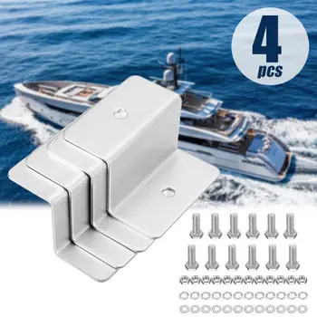 

4 Pcs Z style Solar Panel Mounting Kits Solar Panel Z Bracket Mount Mounting Set for RV Boat Off Grid Accessories