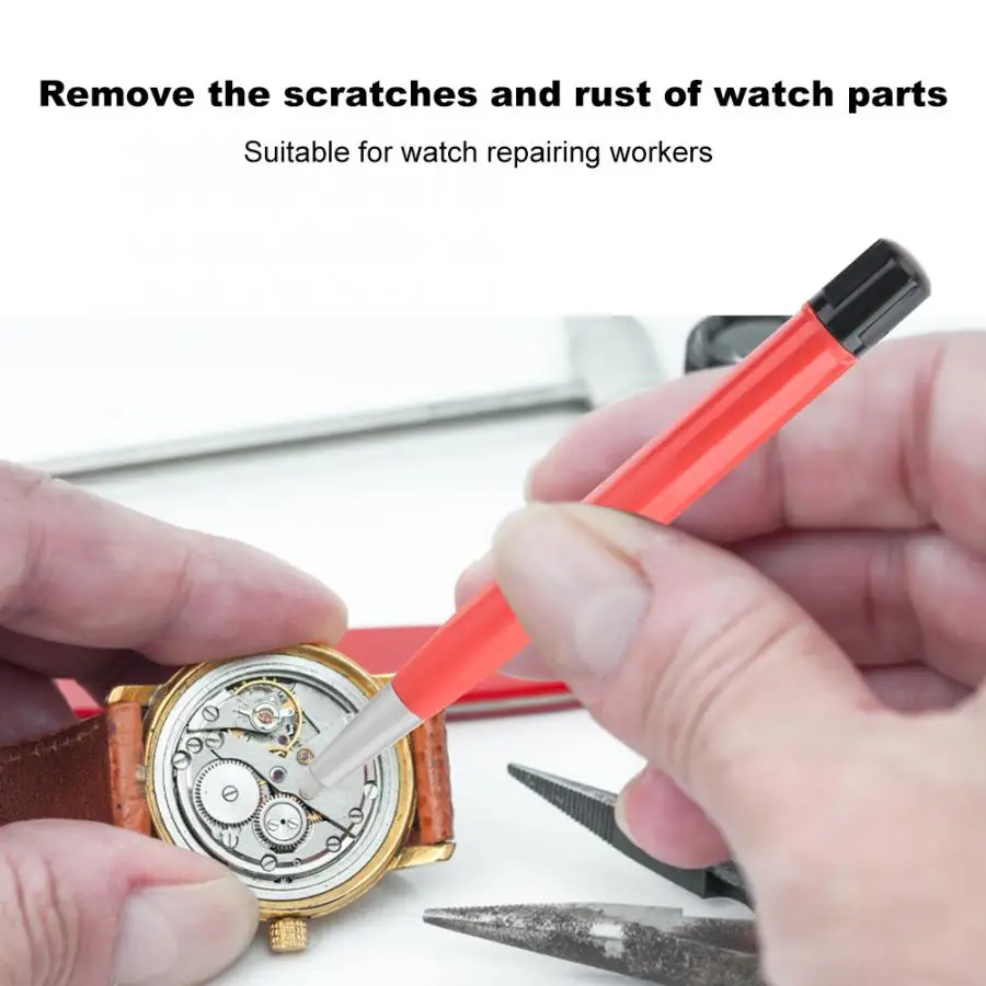 Watch Cleaning Brush Watch Small Parts Watch Movement Glass Fiber Brass  Steel Brush Cleaning Brush Watch