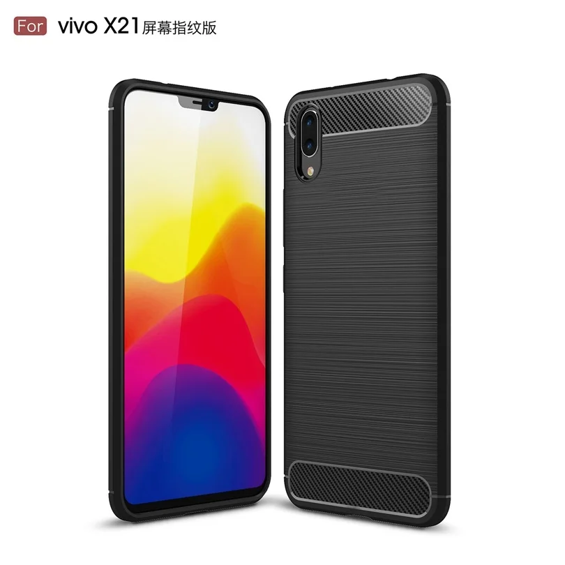 Углеродное волокно КРЫШКА ДЛЯ VIVO X21/X21UD экран отпечатков пальцев тонкая прочная