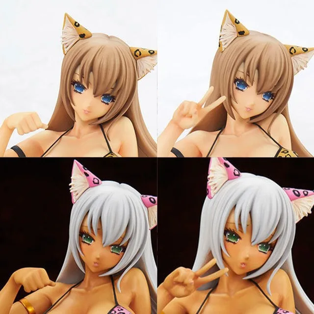 Экшн-фигурка Q-six Rara Minazuki Leopard Edition иллюстрация японская сексуальная девушка