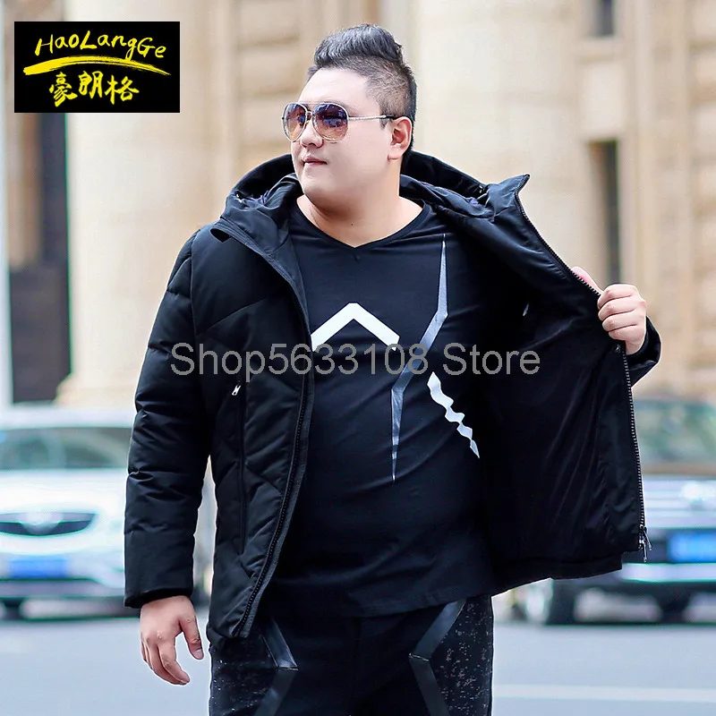 

Plus Fat Plus Size Down Jacket Short Money Fat Man Super Large Size Loose Duck Down Down Clothing Coat