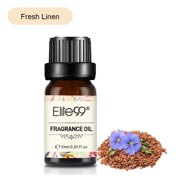 

Elite99 Fresh Linen Fragrance Oil 10ml Flower Fruit White Musk Essential Oils For Bathing Aromatherapy Humidifier Massage Oil
