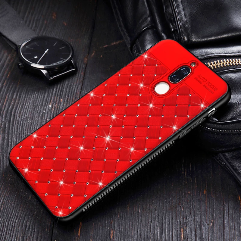 KaiNuEn блестящий чехол для Huawei Mate 10 lite 10Lite Nova 2i на силиконовый роскошный 3d 360
