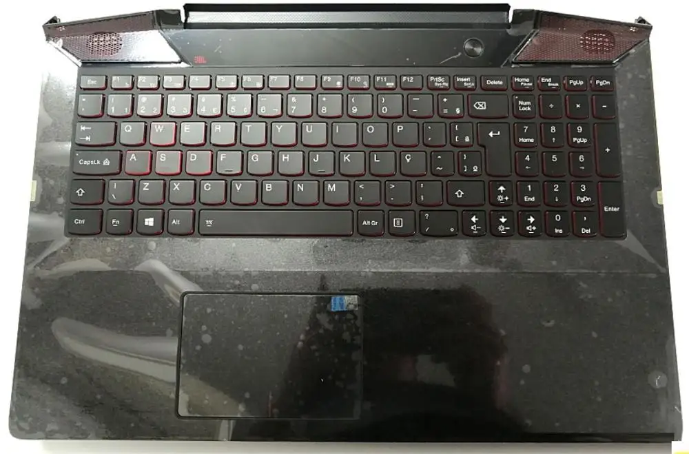 Упор для рук topcase Для lenovo IdeaPad Y700 Y700-15 Y700-15ISK верхняя крышка тачпад Клавиатура США с подсветкой AP0ZF000300 - Цвет: Without backlight