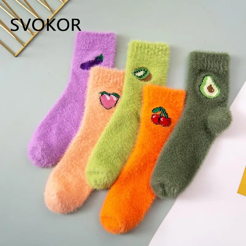 thermal fluffy socks