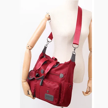 

Women Multifunction Crossbody Storage Travel Mummy Messenger Large Capacity Handbag Tote Nylon With Shoulder Strap Multi Pockets