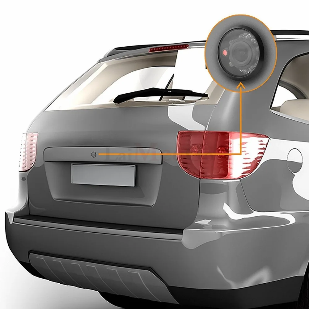 Reverse Parking Backup Cam Monitor 2.4G Wireless RCA Video Transmitter Receiver Adapter Kit for Car DVD Monitor Rear View Camera (5)