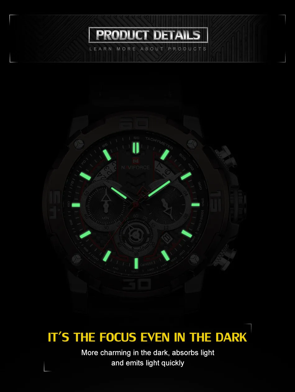 NAVIFORCE мужские часы Montre водонепроницаемые мужские модные наручные часы Erkek Kol Saati Relogio Masculino