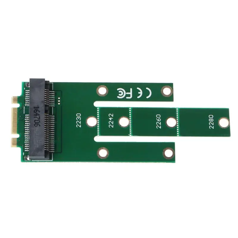 M.2 B адаптер mSATA карта Mini PCI-e преобразователь SSD 2242 2230 2260 | Компьютеры и офис