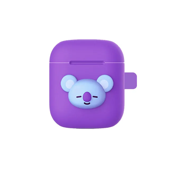 K pop Bangtan мальчики каваи мультфильм IPHONE airpods pro Чехол беспроводной bluetooth гарнитура наушники коробка защитный чехол