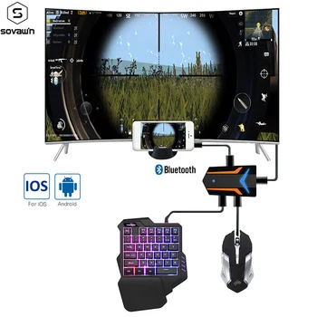 

PUBG Mobile Gamepad Controller Android TV HDMI Same Screen Converter Gaming Mouse Bluetooth Adapter Expander 4K Big Screen To PC